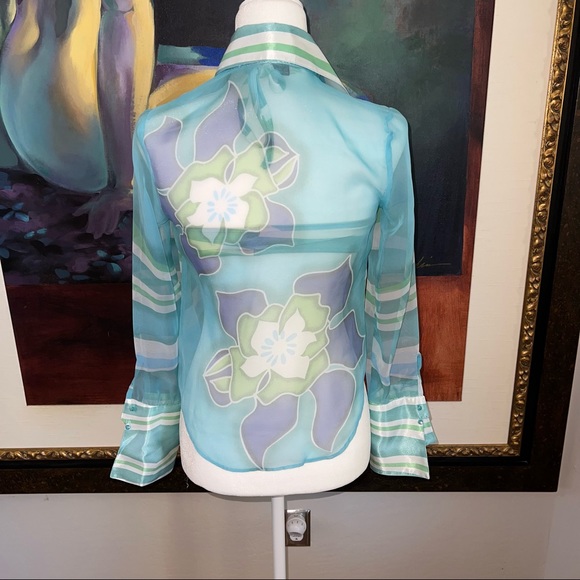 Vintage Jane Doe Collection Mesh Top with matching Bralette/Cami - Picture 10 of 16